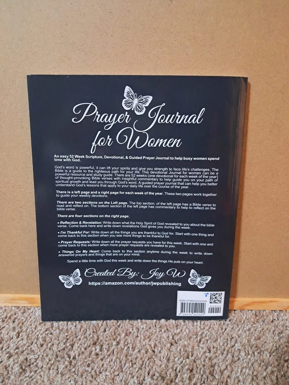 Prayer Journal for Women - Floral Black Cover (Multicolor)